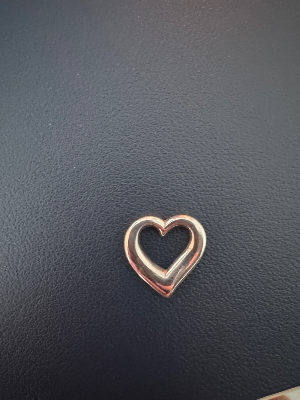 Retired James Avery Heart Pendant Charm